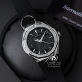 Đồng Hồ Hublot Classic Fusion Orlinski 40mm Rep 1:1 Chế Tác Vỏ Bạc Mặt Số Đen Dây Cao Su Đen 550.NS.1800.RX.ORL19