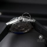 Đồng Hồ Hublot Classic Fusion Orlinski 40mm Rep 1:1 Chế Tác Vỏ Bạc Mặt Số Đen Dây Cao Su Đen 550.NS.1800.RX.ORL19