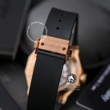 Đồng Hồ Hublot Classic Fusion Orlinski 40mm Rep 1:1 Chế Tác Vỏ Vàng Hồng Đính Đá Pave Mặt Số Đen Dây Cao Su Đen 550.OS.1800.RX.1604.ORL19