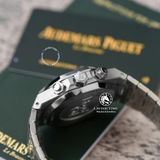 Đồng Hồ Audemars Piguet Royal Oak Chronograph 26331ST.OO.1220ST.02 Rep 1:1 Chế Tác Vỏ Bạc Mặt Đen Dây Kim Loại