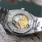 Đồng Hồ Audemars Piguet Royal Oak Frosted-Gold 15454BC.GG.1259BC.03 Rep 1:1 Chế Tác Vỏ Bạc Mặt Đen Dây Kim Loại