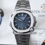 Đồng Hồ Patek Philippe Nautilus 5811/1G-001 Rep 1:1 Chế Tác Vỏ Bạc Mặt Xanh Dương Dây Kim Loại