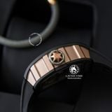 Đồng Hồ Richard Mille RM 47 The Time Of The Samurai Rep 1:1 Chế Tác Vỏ Ceramic Đen Mặt Skeleton Lộ Cơ Dây Cao Su