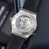 Đồng Hồ Hublot Classic Fusion 42mm Rep 1:1 Chế Tác Vỏ Bạc Độ Kim Cương Thiên Nhiên - Moissanite Pave Mặt Số Xám 542.NX.7071.LR