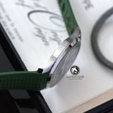 Đồng Hồ Patek Philippe Aquanaut 5168G-010 Rep 1:1 Chế Tác Vỏ Bạc Mặt Xanh Lá Dây Cao Su