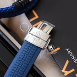 Đồng Hồ Patek Philippe Aquanaut 5168G-001 Rep 1:1 Chế Tác Vỏ Bạc Mặt Xanh Dương Dây Cao Su