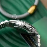 Đồng Hồ Rolex Datejust 41mm 126334-0006 Rep 1:1 Chế Tác Vỏ Bạc Mặt Xám Cọc Số Đính Đá Dây Kim Loại