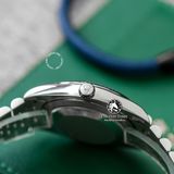 Đồng Hồ Rolex Datejust 41mm 126334-0012 Rep 1:1 Chế Tác Vỏ Bạc Mặt Đen Cọc Số Đính Đá Dây Kim Loại