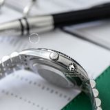 Đồng Hồ Rolex Datejust 41mm 126334-0022 Rep 1:1 Chế Tác Vỏ Bạc Mặt Xám Cọc Số La Mã Xanh Dây Kim Loại