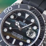 Đồng Hồ Rolex Yacht-Master 42mm 226659-0004 Rep 1:1 Chế Tác Vỏ Bạc Mặt Mắt Chim Ứng Đen Dây Cao Su