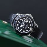 Đồng Hồ Rolex Yacht-Master 42mm 226659-0004 Rep 1:1 Chế Tác Vỏ Bạc Mặt Mắt Chim Ứng Đen Dây Cao Su