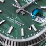 Đồng Hồ Rolex Datejust 36mm 126234-0047 Rep 1:1 Chế Tác Vỏ Bạc Mặt Lá Cỏ Xanh Lá Cọc Số Vạch Dây Kim Loại Jubilee