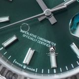 Đồng Hồ Rolex Datejust 36mm 126234-0051 Rep 1:1 Chế Tác Vỏ Bạc Mặt Xanh Lá  Cọc Số Vạch Dây Kim Loại Jubilee