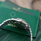 Đồng Hồ Rolex Day-Date 40mm 228239-0033 Rep 1:1 Chế Tác Vỏ Bạc Mặt Xanh Olive Cọc Số La Mã Trọng Lượng 168 Gram Dây Kim Loại