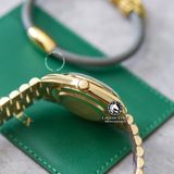 Đồng Hồ Rolex Day-Date 40mm 228238-004 Rep 1:1 Chế Tác Vỏ Vàng Kim Mặt Đen Cọc Số Đính Đá Baguette Trọng Lượng 168 Gram Dây Kim Loại