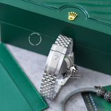 Đồng Hồ Rolex Datejust 36mm 126234-0045 Rep 1:1 Chế Tác Vỏ Bạc Mặt Xám Cọc Số La Mã Dây Kim Loại Jubilee