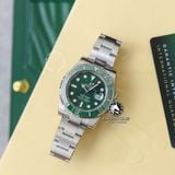 Đồng Hồ Rolex Submariner 116610LV Rep 1:1 Chế Tác Vỏ Bạc Mặt Xanh Lá Cây Dây Kim Loại Oyster