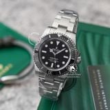 Đồng Hồ Rolex Submariner 114060LN Rep 1:1 Chế Tác Vỏ Bạc Mặt Đen Dây Kim Loại Oyster