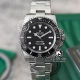 Đồng Hồ Rolex Submariner 114060LN Rep 1:1 Chế Tác Vỏ Bạc Mặt Đen Dây Kim Loại Oyster