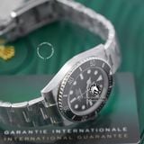 Đồng Hồ Rolex Submariner 114060LN Rep 1:1 Chế Tác Vỏ Bạc Mặt Đen Dây Kim Loại Oyster
