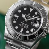 Đồng Hồ Rolex Submariner 126610LN-0001 Rep 1:1 Chế Tác Vỏ Bạc Mặt Đen Dây Kim Loại Oyster
