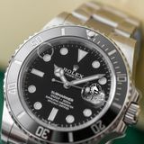 Đồng Hồ Rolex Submariner 126610LN-0001 Rep 1:1 Chế Tác Vỏ Bạc Mặt Đen Dây Kim Loại Oyster