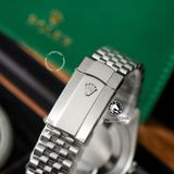 Đồng Hồ Rolex Datejust 41mm 126334-0020 Rep 1:1 Chế Tác Vỏ Bạc Mặt Số Độ Xà Cừ Vân Mây Cọc Số Kim Cương Thiên Nhiên Dây Kim Loại Jubilee