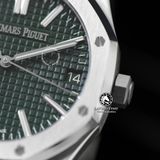 Đồng Hồ Audemars Piguet Royal Oak 15510ST.OO.1320ST.04 Rep 1:1 Chế Tác Vỏ Bạc Mặt Lá Dây Kim Loại