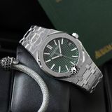 Đồng Hồ Audemars Piguet Royal Oak 15510ST.OO.1320ST.04 Rep 1:1 Chế Tác Vỏ Bạc Mặt Lá Dây Kim Loại