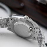 Đồng Hồ Rolex Datejust 41mm 126334-0014 Rep 1:1 Chế Tác Vỏ Bạc Mặt Xám Cọc Số Vạch Dây Kim Loại