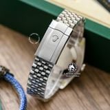 Đồng Hồ Rolex Datejust 41mm 126334-0004 Rep 1:1 Chế Tác Vỏ Bạc Mặt Bạc Cọc Số Vạch Dây Kim Loại
