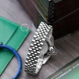 Đồng Hồ Rolex Datejust 36mm 116234-0123 Rep 1:1 Chế Tác Vỏ Bạc Mặt Vi Tính Xanh Dương Cọc Số Đính Đá Dây Kim Loại Jubilee