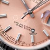 Đồng Hồ Rolex Datejust 36mm 116234-0108 Rep 1:1 Chế Tác Vỏ Bạc Mặt Hồng Cọc Số Vạch Dây Kim Loại Jubilee