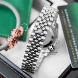 Đồng Hồ Rolex Datejust 36mm 116234-0108 Rep 1:1 Chế Tác Vỏ Bạc Mặt Hồng Cọc Số Vạch Dây Kim Loại Jubilee