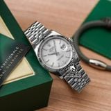 Đồng Hồ Rolex Datejust 36mm 116234-0080 Rep 1:1 Chế Tác Vỏ Bạc Mặt Bạc Cọc Số Vạch Dây Kim Loại Jubilee