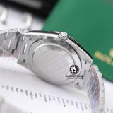 Đồng Hồ Rolex Day-Date 40mm 228239-005 Rep 1:1 Chế Tác Vỏ Bạc Mặt Đen Cọc Số Đính Đá Trọng Lượng 168 Gram Dây Kim Loại