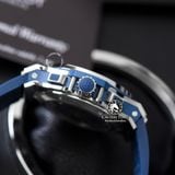 Đồng Hồ Hublot Big Bang Rep 1:1 Chế Tác Vỏ Bạc Niềng Đính Đá Mặt Số Xanh Dương 341.SX.7170.LR.1204