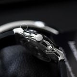 Đồng Hồ Hublot Classic Fusion 42mm Rep 1:1 Chế Tác Vỏ Bạc Niềng Bezel Đính 1 Hàng Đá Mặt Số Đen 542.NX.1171.LR