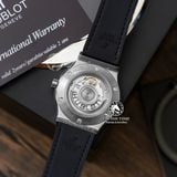 Đồng Hồ Hublot Classic Fusion 42mm Rep 1:1 Chế Tác Vỏ Bạc Niềng Bezel Đính 1 Hàng Đá Mặt Số Xám 542.NX.7071.LR