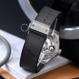 Đồng Hồ Hublot Classic Fusion 42mm Rep 1:1 Chế Tác Vỏ Bạc Niềng Đính Đá Mặt Số Xám Chải Tia 542.NX.7071.LR