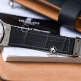 Đồng Hồ Hublot Classic Fusion 42mm Rep 1:1 Chế Tác Vỏ Bạc Titanium Mặt Số Xám Nâng Cấp Độ Vòng Bi Bánh Đà Chính Hãng 542.NX.7071.LR