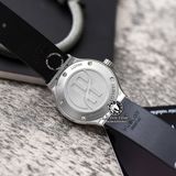 Đồng Hồ Hublot Classic Fusion 33mm Rep 1:1 Chế Tác Vỏ Bạc Đính Đá Pave Mặt Số Xám Chải Tia 581.NX.7071.LR