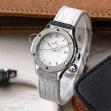 Đồng Hồ Hublot Classic Fusion 33mm Rep 1:1 Chế Tác Vỏ Bạc Mặt Số Trắng