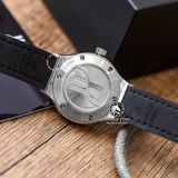 Đồng Hồ Hublot Classic Fusion 33mm Rep 1:1 Chế Tác Vỏ Bạc Mặt Số Đen 581.NX.1171.LR