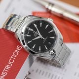 Đồng Hồ Omega Seamaster Aqua Terra 150M Co-Axial Master Chronometer 41 mm 220.10.41.21.01.001 Rep 1:1 Chế Tác Vỏ Bạc Mặt Đen