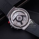 Đồng Hồ Hublot Novelties 45mm Rep 1:1 Chế Tác Vỏ Bạc Mặt Số Skeleton Dây Da 526.NX.0124.VR