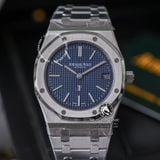 Đồng Hồ Audemars Piguet Royal Oak Jumbo Extra-Thin 15202ST.OO.1240ST.01 Rep 1:1 Chế Tác Vỏ Bạc Mặt Xanh Dây Kim Loại