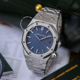 Đồng Hồ Audemars Piguet Royal Oak 15500ST.OO.1220ST.01 Rep 1:1 Chế Tác Vỏ Bạc Mặt Xanh Dương Dây Kim Loại