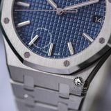 Đồng Hồ Audemars Piguet Royal Oak 15500ST.OO.1220ST.01 Rep 1:1 Chế Tác Vỏ Bạc Mặt Xanh Dương Dây Kim Loại