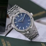 Đồng Hồ Audemars Piguet Royal Oak 15500ST.OO.1220ST.01 Rep 1:1 Chế Tác Vỏ Bạc Mặt Xanh Dương Dây Kim Loại